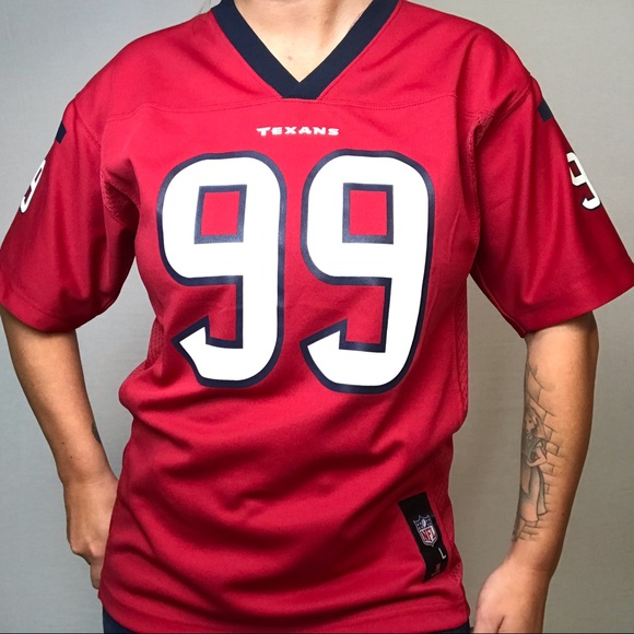 NFL Texans JJ Watt Jersey Brand New Red Game Day - Picture 3 of 8